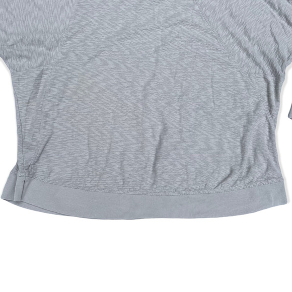 Lucy & Laurel Women's Pale Gray Slubknit Dolman 3/4 Sleeve Slouch top Size 3X - Picture 7 of 10